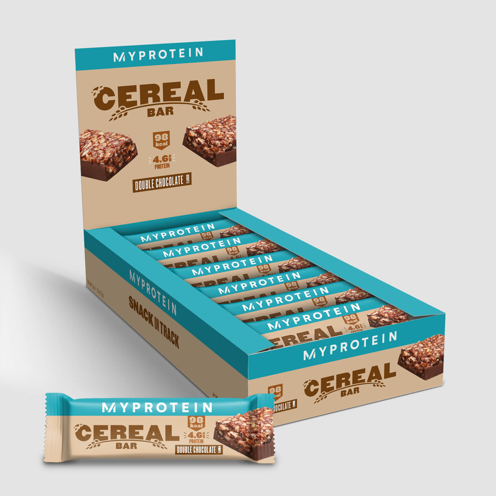 Myprotein Cereal Bar - 18 x 30g - Dvojitá Čokoláda