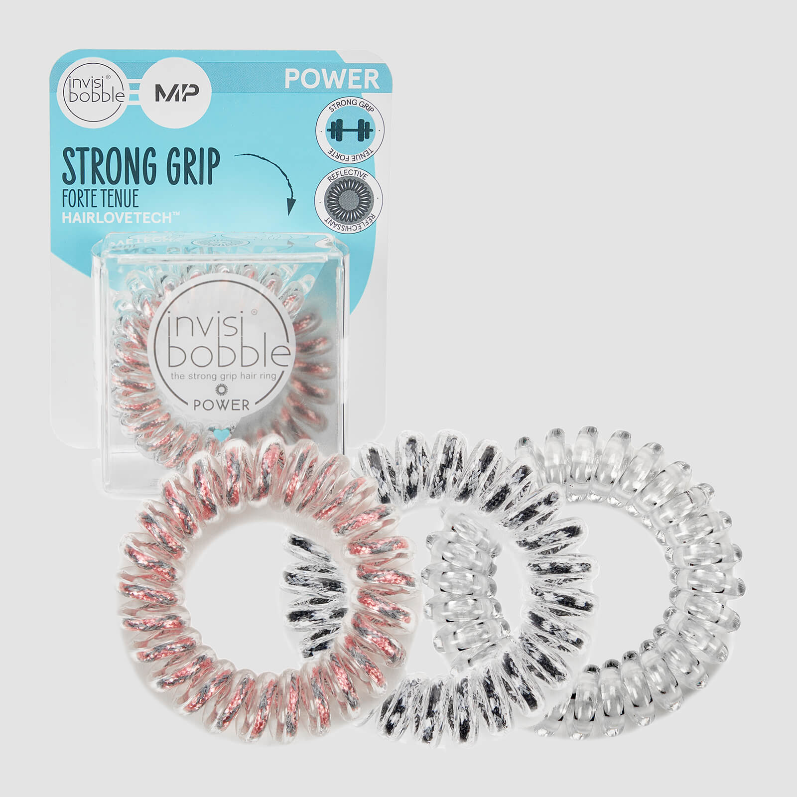 Mp X Invisibobble® Power reflexní – různobarevné – 3 KUSY V BALENÍ