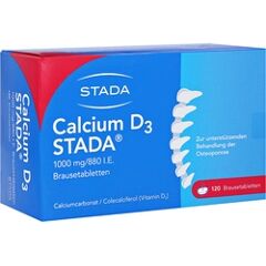 Calcium D3 STADA 1000mg/880 I.E. Brausetabletten 120 Stück