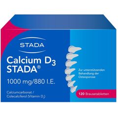 Calcium D3 Stada 1000 mg/880 I.e. Brausetabletten 120 St