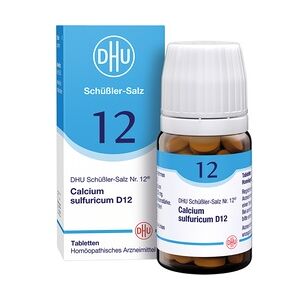 DHU-ARZNEIMITTEL BIOCHEMIE DHU 12 Calcium sulfuricum D 12 Tabletten 80 Stück