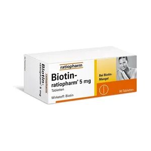 ratiopharm BIOTIN- 5 mg Tabletten Schöne Haare