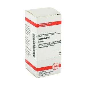 DHU-ARZNEIMITTEL LACHESIS D 12 Tabletten 80 Stück