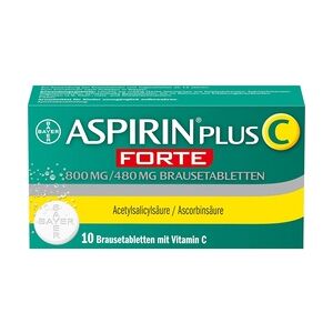 Aspirin plus C forte 800 mg/480 mg Brausetabletten Schnupfen & Nasennebenhöhlen