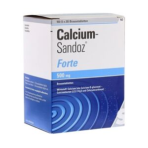 Hexal Calcium-Sandoz Forte 500mg Brausetabletten 5x20 Stück