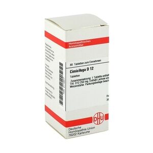 DHU-ARZNEIMITTEL CIMICIFUGA D 12 Tabletten 80 Stück