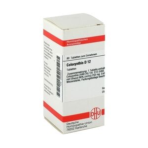 DHU-ARZNEIMITTEL COLOCYNTHIS D 12 Tabletten 80 Stück