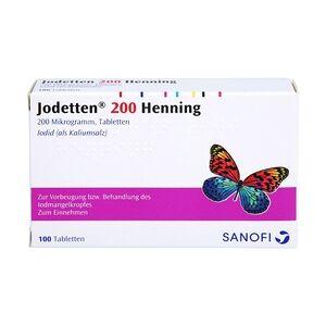 Jodetten 200 Henning Tabletten Mineralstoffe