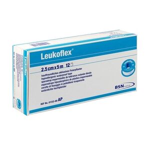 BSN Medical LEUKOFLEX Verbandpfl.2,5 cmx5 m 12 Stück