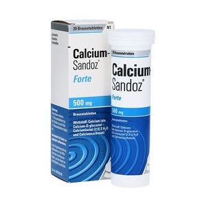 Hexal Calcium-Sandoz Forte 500mg Brausetabletten 20 Stück