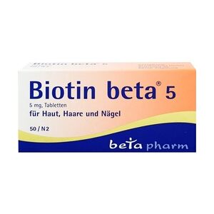 betapharm BIOTIN BETA 5 Tabletten Schöne Haare