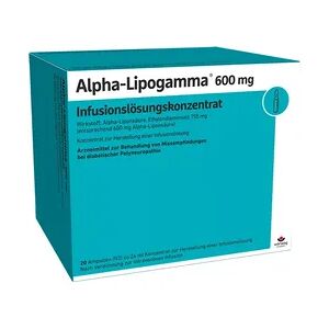 Wörwag Pharma GmbH & Co. KG ALPHA-LIPOGAMMA 600 mg Infusionslsg.-Konzentrat 20x24 Milliliter