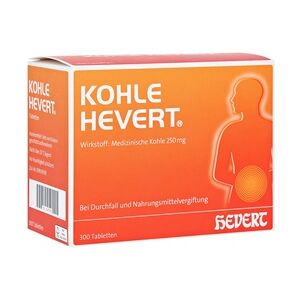 Hevert-Arzneimittel GmbH & Co. KG Kohle Hevert Tabletten 300 Stück