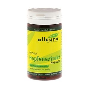 Allcura HOPFEN EXTRAKT Kapseln 90 Stück