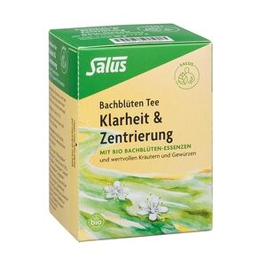 BACHBLÜTEN TEE Klarheit&Zentrierung Bio Salus Fbtl 15 Stück