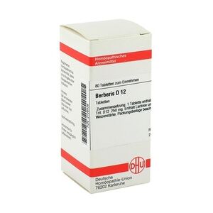 DHU-ARZNEIMITTEL BERBERIS D 12 Tabletten 80 Stück