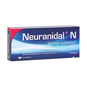 STADA Neuranidal N Schmerztabletten Tabletten 10 Stück