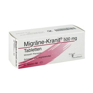 Hermes Arzneimittel Migräne-Kranit 500mg Tabletten 50 Stück