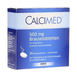 Hermes Arzneimittel Calcimed 500mg Brausetabletten 20 Stück