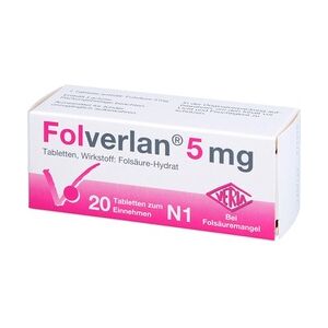 Verla FOLVERLAN 5 mg Tabletten Zusätzliches Sortiment