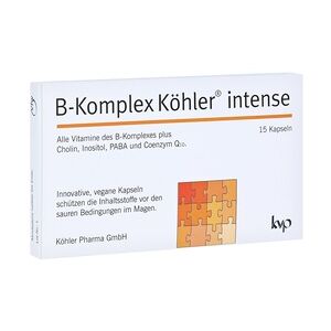 Köhler Pharma B-KOMPLEX Köhler intense Kapseln 15 Stück