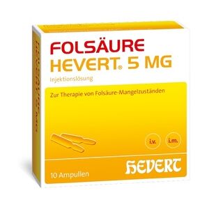 Hevert FOLSÄURE HEVERT 5 mg Ampullen Vitamine