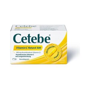 STADA Cetebe Vitamin C Retard 500mg Hartkapseln 30 Stück