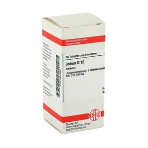 DHU-ARZNEIMITTEL JODUM D 12 Tabletten 80 Stück