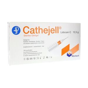 Dr. Pfleger Arzneimittel GmbH CATHEJELL Lidocain C steriles Gleitgel ZHS 12,5 g 5 Stück