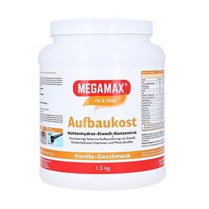 MEGAMAX Aufbaukost Vanille Pulver 1.5 Kilogramm