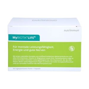 nutrimmun MYBIOTIK LIFE+ Kombipackung 30x1,5 g Plv.+60 Kaps. Vitamine