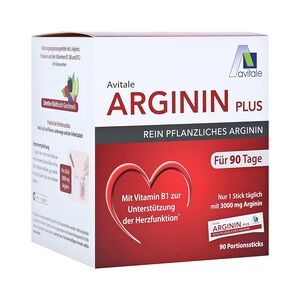Avitale ARGININ PLUS Vitamin B1+B6+B12+Folsäure Sticks 90x5.9 Gramm