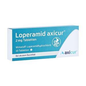 axicorp Pharma GmbH Loperamid axicur 2mg Tabletten 10 Stück