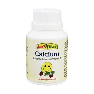 CALCIUM 200 mg+Vitamin C 30 mg AmosVital Lutsch. 50 Stück