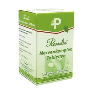 COMBUSTIN Pharmazeutische Präparate GmbH PRESSELIN Nervenkomplex Tabletten 200 Stück