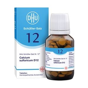 DHU-ARZNEIMITTEL BIOCHEMIE DHU 12 Calcium sulfuricum D 12 Tabletten 200 Stück