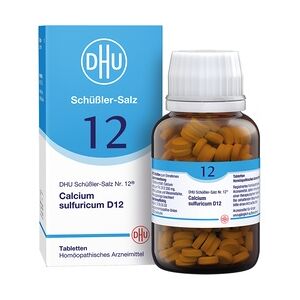 DHU-ARZNEIMITTEL BIOCHEMIE DHU 12 Calcium sulfuricum D 12 Tabletten 420 Stück