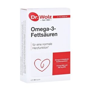 Dr. Wolz Zell GmbH OMEGA-3 FETTSÄUREN 500 mg/60% Kapseln 60 Stück