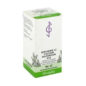 Bombastus BIOCHEMIE 12 Calcium sulfuricum D 12 Tabletten 200 Stück