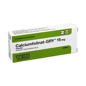 Teva GmbH CALCIUMFOLINAT GRY 15 Tabletten 30 Stück