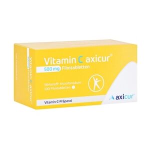 axicorp Pharma GmbH - Geschäftsbereich OTC (Axicur) Vitamin C axicur 500mg Filmtabletten 100 Stück