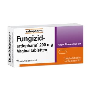 ratiopharm FUNGIZID- 200 mg Vaginaltabletten Intimhygiene