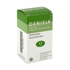 DHU-ARZNEIMITTEL DENISIA 9 Zahnungsbeschwerden Tabletten 80 Stück