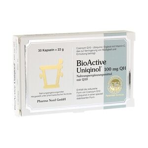 Pharma Nord Vertriebs GmbH BIO ACTIVE Uniqinol 100 mg QH Pharma Nord Kapseln 30 Stück