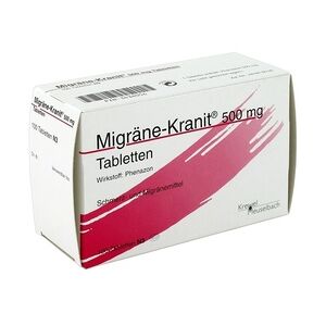 Hermes Arzneimittel Migräne-Kranit 500mg Tabletten 100 Stück