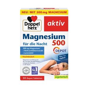 Doppelherz Magnesium 500 für die Nacht Vitamine