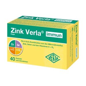 Verla-Pharm Arzneimittel GmbH & Co. KG ZINK VERLA immun Caps 40 Stück