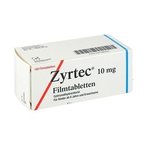 UCB Pharma GmbH Zyrtec 10mg Filmtabletten 100 Stück
