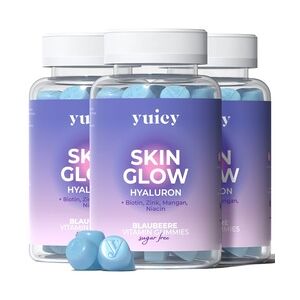 yuicy Skin Glow Vitamin Gummies - zuckerfrei Vitamine