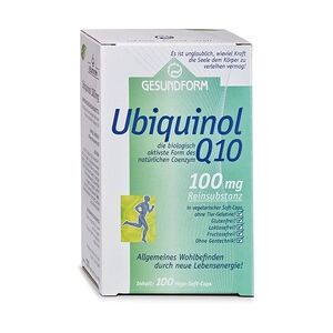 Provita Apotheken Marketing- und Handels GmbH GESUNDFORM Ubiquinol Q10 100 mg Vega-Soft-Caps 100 Stück